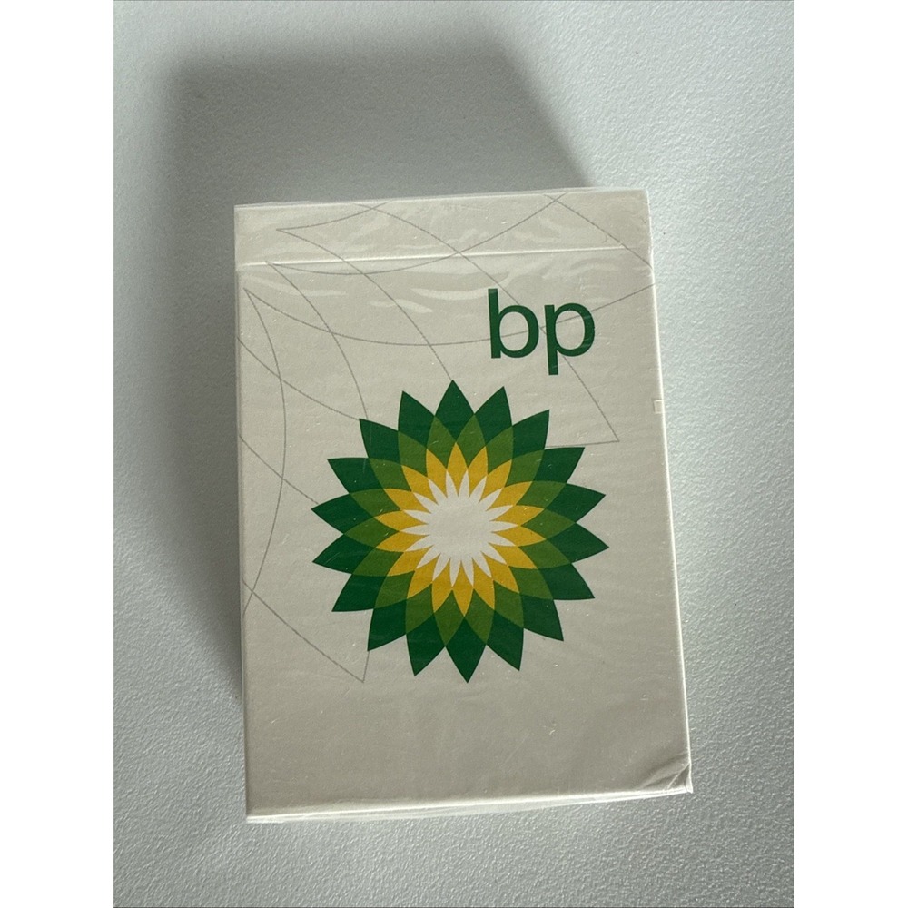 BP British Petroleum Playing Cards Deck Sealed Green Promo Progressive Green